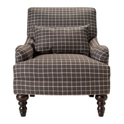 Harlow Accent Chair - Graphite - Armchairs And Accent Chairs