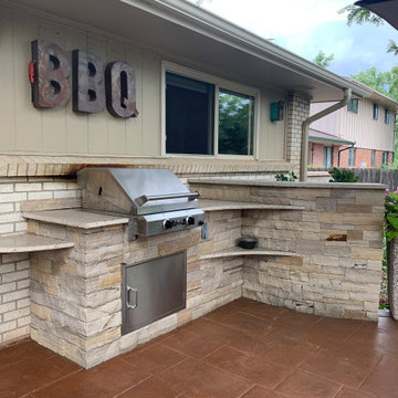 Suburban Outdoor Grill Island