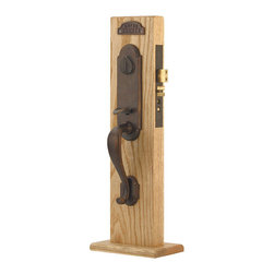 Emtek 3321 Sandcast Bronze Mortise Cheyenne Entry Set - Products