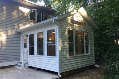Minimalist exterior home photo in Grand Rapids