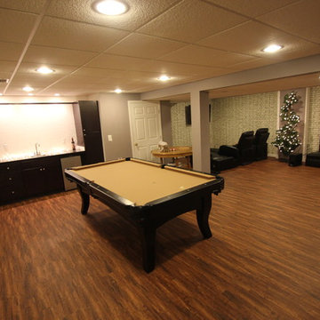 Avon Lake Basement Remodel with Dance Studio