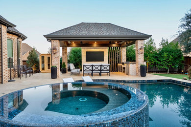Example of a pool design in Dallas