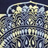 Tuscany 100% Cotton Mandala Stripes Henna Design Round Beach Towel, 60"