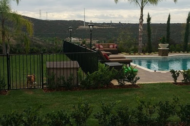 This is an example of a mediterranean landscaping in San Diego.