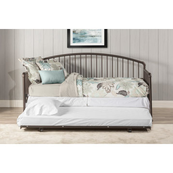 Hillsdale Brandi Metal Twin Size Daybed With Roll Out Trundle