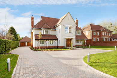 Design ideas for an arts and crafts home design in Wiltshire.