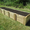 Deep Root Cedar Raised Bed Garden Kit, 2 ft. x 10 ft. x 16.5 in. High