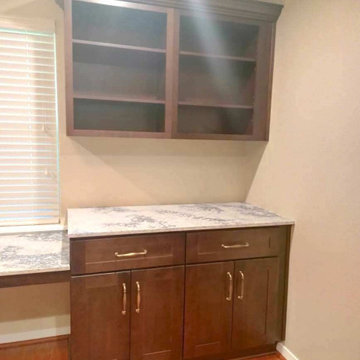 RHC - Brown Wood Traditional Cabinets In Houston