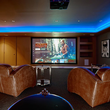 Full cinema experience with access to robust touch screen controls