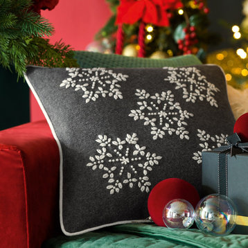 Decorative Pillow Eitor Ecru 18"x18"