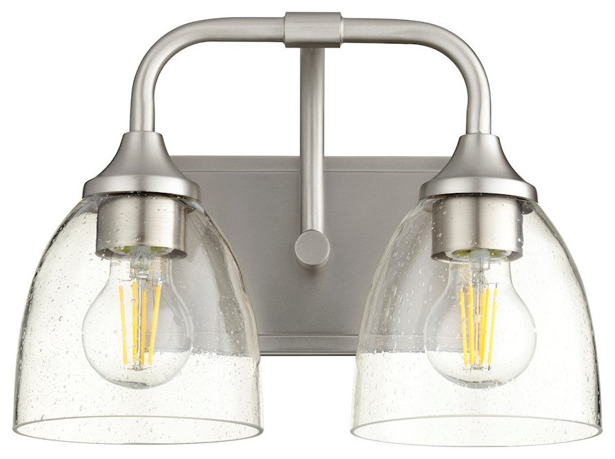 50" Vanity Light - Satin Nickel, Wall And Vanity Lighting, Light Fixtures