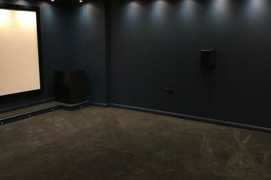 Photo of a home cinema in Hertfordshire.