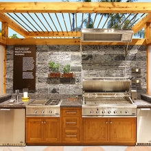 outdoor kitchens