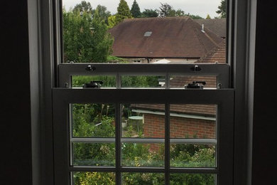 Sliding sash upvc windows