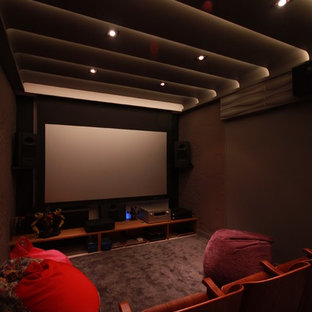 Photo of a home cinema in Hong Kong.