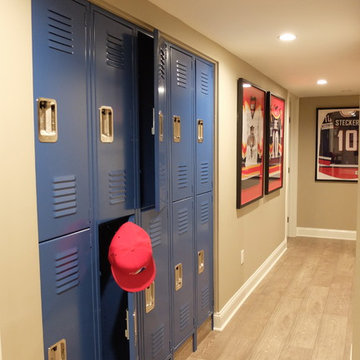 Sports Themed Basement Renovation