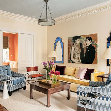 South End Brownstone: Living Room