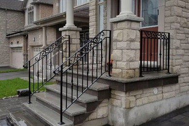 Inspiration for a mid-sized timeless entryway remodel in Toronto