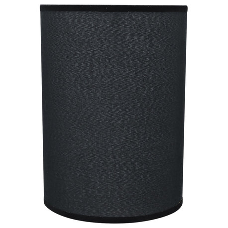 Aspen Creative 31010 Hardback Empire Shape Spider Lamp Shade in Black 8"x8"x11"