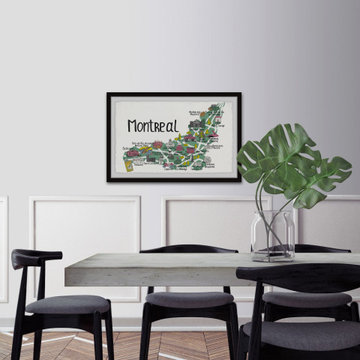 "Exploring Montreal" Framed Painting Print