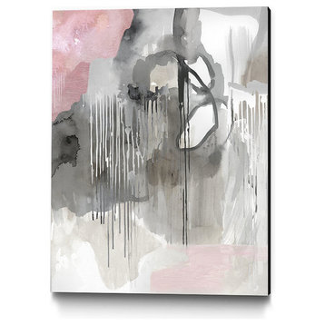 "Muted Abstract" Museum Mounted Canvas Print, 24"x32"