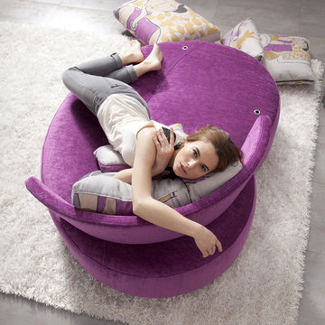 MyCuore Modern Swivel Day Bed Sofa Bed by Famaliving California