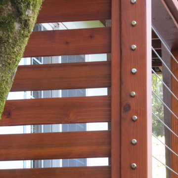 Cable Rail Wood Post and Rail