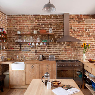 Exposed Brick Kitchen Wall Houzz