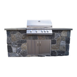 Stoneliving 7' Grill Island - Outdoor Grills