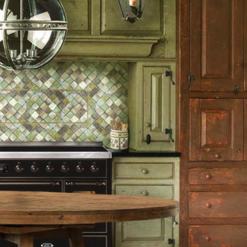 Rustic European Cottage Kitchen