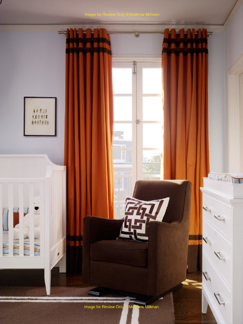 Houzz Brown And Orange Curtains Design Ideas Remodel Pictures Saveemail