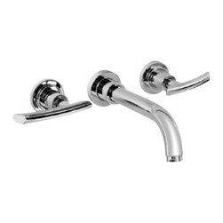 Graff - Graff Wall Mounted Lavatory Faucet - G-2631-LM24-SN - Bathroom Sink Faucets