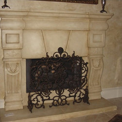 Wrought Iron Fireplace Screens - Products