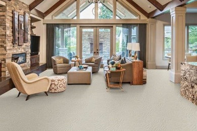 Family room - transitional family room idea in New York