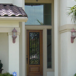 Mahogany Barcelona Entry Door - Front Doors
