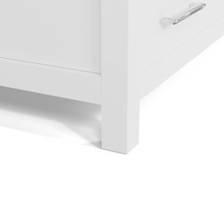 Caroline 60'' White Bathroom Vanity - Bathroom Vanities And Sink Consoles