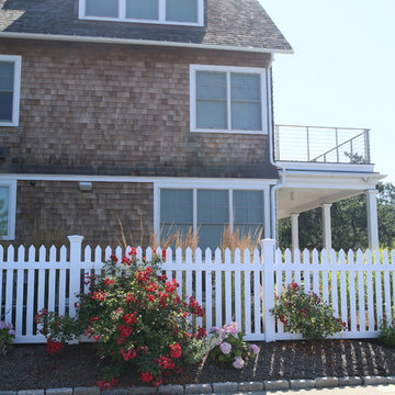 Madison CT White Picket Fence