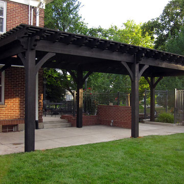 Backyard Shade with Over Size Timber Frame DIY Pergola Kit