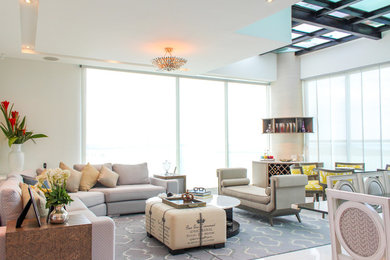 Island style home design photo in Other