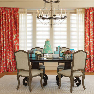 Add Color with Printed Drapes