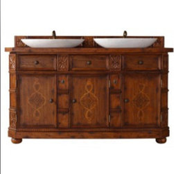 Charleston 60'' Double Vanity - Vanity Tops And Side Splashes