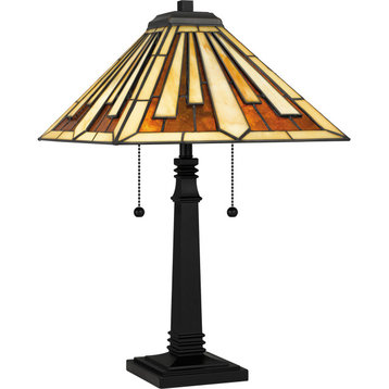 Quoizel Tiffany Two Light Table Lamp
