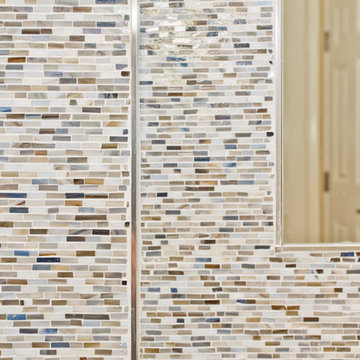 Modern Powder Room Drama