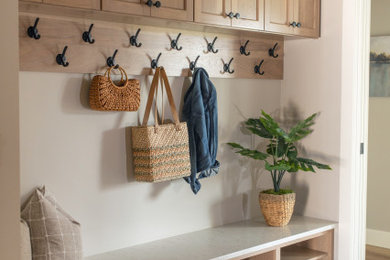 Example of a transitional entryway design in Other