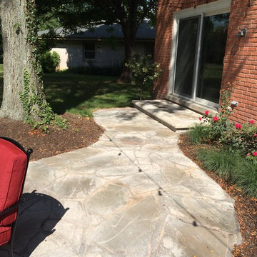 Bluestone Flagstone Patio Extentsion