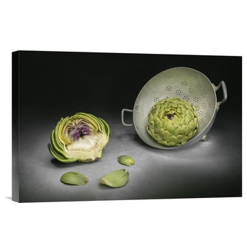 "Artichokes" Stretched Canvas Giclee by Christophe Verot, 18x12"