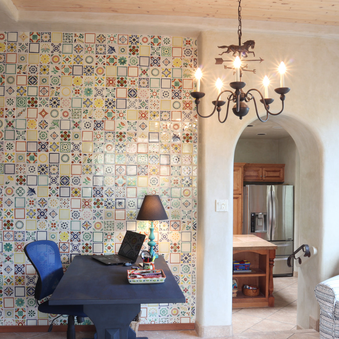 Dining Room becomes Sunroom-Office
