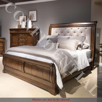 Behice King Upholstered Sleigh Bed