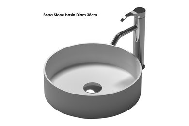 Borra 38cm solid surface basin by Prodigg