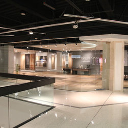 Commercial new construction - Pacific Design Center (West Hollywood) - Hardwood Flooring